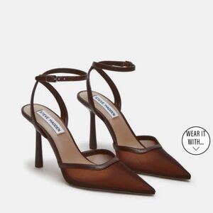 Steve Madden Brown Strappy Heels